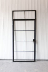 Stahl Meister Stahlmeister Stahl Loft Ture Drehtuer Glastrennwand Seitenteile Windfang Loftdoor Lofttuer Industrial Door Schlosskasten Bauhaus Tuer Img 0907