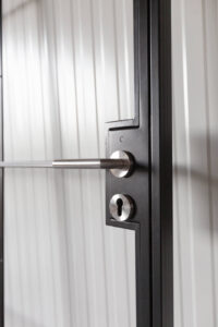 Stahl Meister Stahlmeister Stahl Loft Ture Drehtuer Glastrennwand Seitenteile Windfang Loftdoor Lofttuer Industrial Door Schlosskasten Bauhaus Tuer Img 0909