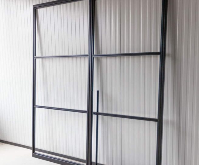 Stahl Meister Stahlmeister Pivottuer Pivoit Schwingtuer Pendeltuer Stahl Loft Tuer Lofttuer Glastuer Stahlrahmen Bauhaus Design Loftdoor Industrial Door Img 0784