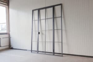 Stahl Meister Stahlmeister Glastreennwand Stahl Loft Tuer Windfang Lofttuer Stahlrahmen Glastuer Drehtur Metallrahmen Steeldoor Loftdoor Bauhaus Tuer Img 1009
