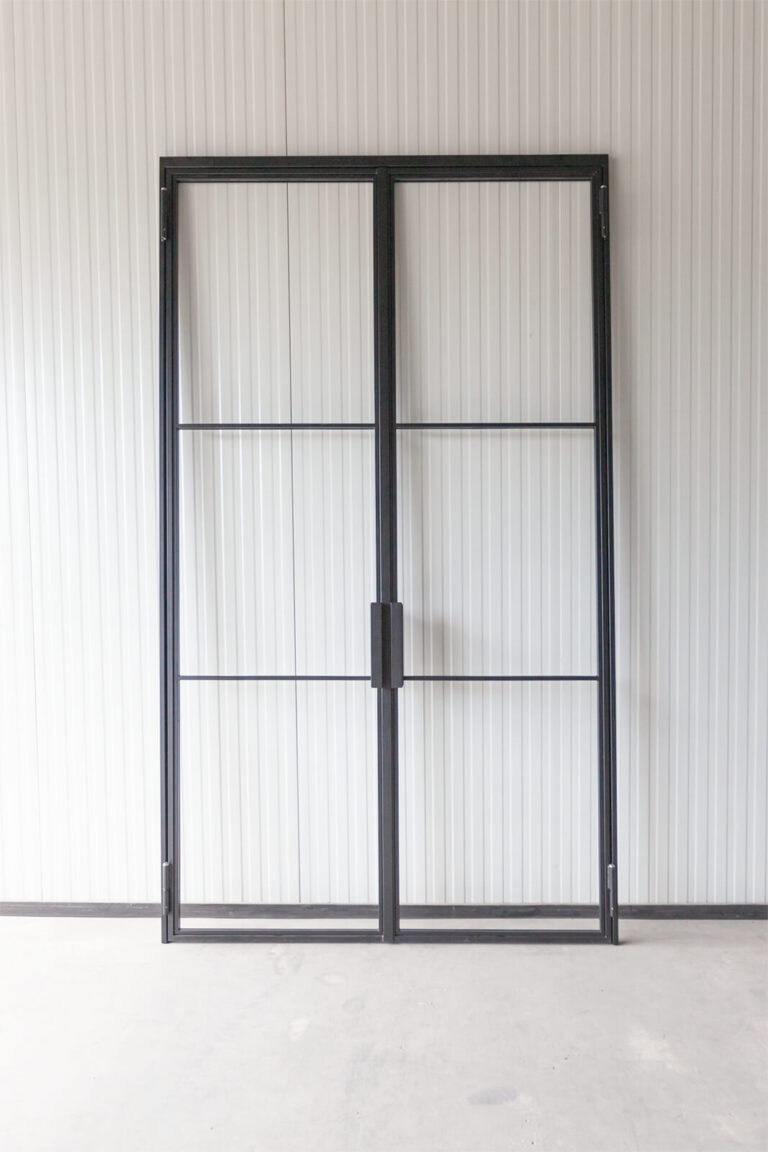 Stahl Meister Stahlmeister Stahl Loft Tuer Doppeltuer Windfang Wohnzimmer Stahlrahmen Metall Glas Steel Door Img 1093