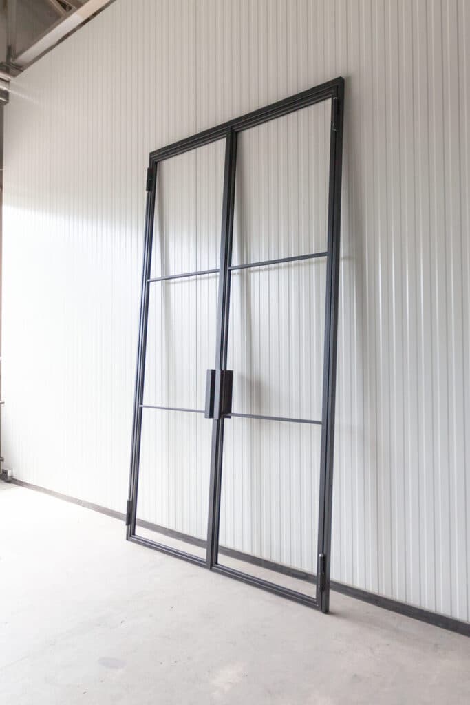 Stahl Meister Stahlmeister Stahl Loft Tuer Doppeltuer Windfang Wohnzimmer Stahlrahmen Metall Glas Steel Door Img 1095