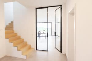 Stahl Meister Stahlmeister Stahl Loft Tuer Doppeltuer Windfang Wohnzimmer Stahlrahmen Metall Glas Steel Door Img 1155