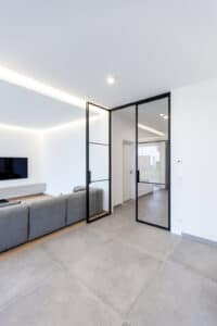 Stahl Meister Stahlmeister Stahl Loft Tuer Doppeltuer Windfang Wohnzimmer Stahlrahmen Metall Glas Steel Door, Metallbau Dessau, Lofttüren
