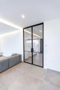 Stahl Meister Stahlmeister Stahl Loft Tuer Doppeltuer Windfang Wohnzimmer Stahlrahmen Metall Glas Steel Door Img 1168