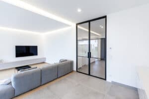 Stahl Meister Stahlmeister Stahl Loft Tuer Doppeltuer Windfang Wohnzimmer Stahlrahmen Metall Glas Steel Door Img 1169