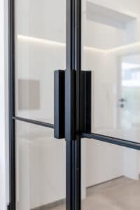 Stahl Meister Stahlmeister Stahl Loft Tuer Doppeltuer Windfang Wohnzimmer Stahlrahmen Metall Glas Steel Door Img 1171