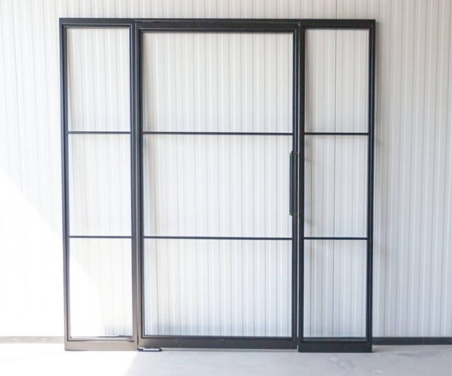 Stahl Meister Stahlmeister Stahl Loft Tuer Pivot Schwingtuer Windfang Glastrennwand Designtuer Bauhaustuer Loft Industrial Style Img 1087