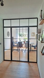 Stahl Meister Stahlmeister Stahl Loft Tuer Drehtuer Glastrennwand Seitennteile Windfang Loftdoor Lofttuer Industrial Door 123926