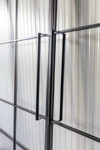 Stahl Meister Stahlmeister Doppeltuer Glastrennwand Stahl Loft Tuer Windfang Lofttuer Stahlrahmen Glastuer Drehtur Metallrahmen Steeldoor Loftdoor Bauhaus Tuer Img 1366