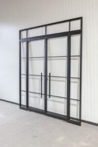 Stahl Meister Stahlmeister Stahl Loft Tuer Doppeltuer Glastrennwand Windfang Schwingtuer Pivot Pivottuer Trennwand Lofttuer Glaswand Raumtrenner Img 1335