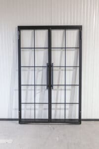 Stahl Meister Stahlmeister Stahl Loft Tuer Drehtuer Doppeltuer Lofttuer Stahltuer Glastuer Windfang Designtuer Bauhausdesign Bauhaustuer Industrial Style Img 1332