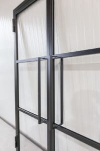 Stahl Meister Stahlmeister Stahl Loft Tuer Drehtuer Doppeltuer Lofttuer Stahltuer Glastuer Windfang Designtuer Bauhausdesign Bauhaustuer Industrial Style Img 2900img 1419