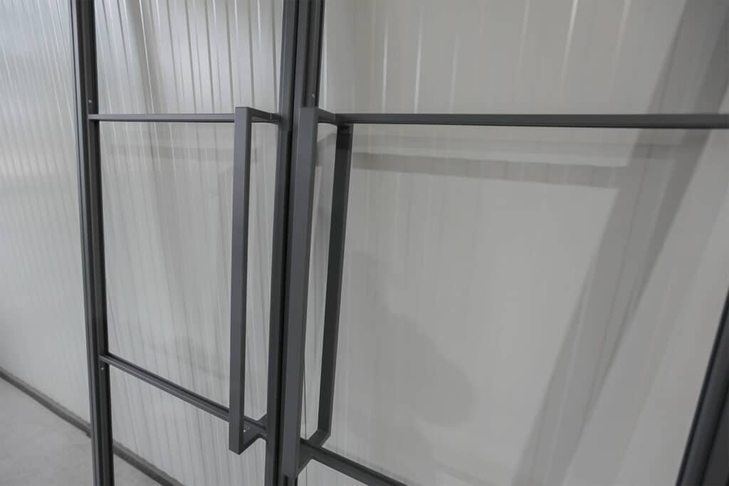Stahl Meister Stahlmeister Stahl Loft Tuer Pivot Schwingtuer Windfang Glastrennwand Designtuer Bauhaustuer Loft Industrial Style Doppeltuer Img 1431