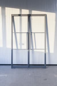 Stahl Meister Stahlmeister Stahl Loft Tuer Pivot Schwingtuer Windfang Glastrennwand Designtuer Bauhaustuer Loft Industrial Style Doppeltuer Img 1433