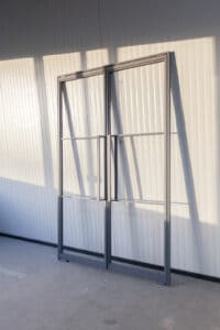 Stahl Meister Stahlmeister Stahl Loft Tuer Pivot Schwingtuer Windfang Glastrennwand Designtuer Bauhaustuer Loft Industrial Style Doppeltuer Img 1434