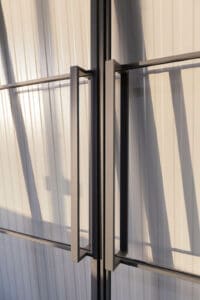 Stahl Meister Stahlmeister Stahl Loft Tuer Pivot Schwingtuer Windfang Glastrennwand Designtuer Bauhaustuer Loft Industrial Style Doppeltuer Img 1435