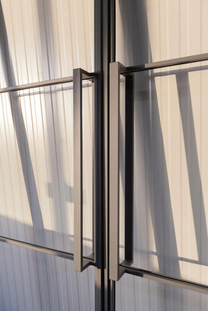 Stahl Meister Stahlmeister Stahl Loft Tuer Pivot Schwingtuer Windfang Glastrennwand Designtuer Bauhaustuer Loft Industrial Style Doppeltuer Img 1435