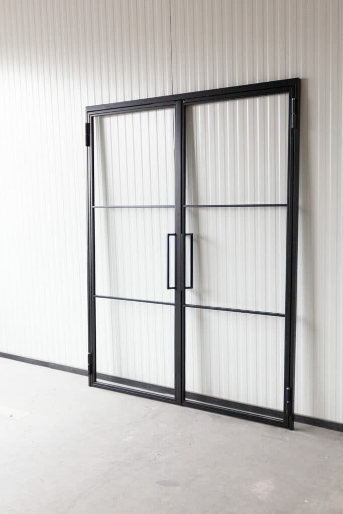 Stahl Meister Stahlmeister Stahl Loft Tuer Drehtuer Doppeltuer Lofttuer Stahltuer Glastuer Windfang Designtuer Bauhausdesign Bauhaustuer Industrial Style Img 2940