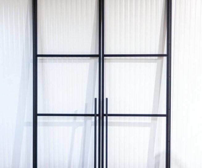 Stahl Meister Stahlmeister Stahl Loft Tuer Pivot Schwingtuer Windfang Glastrennwand Designtuer Bauhaustuer Loft Industrial Style Doppeltuer Img 2947