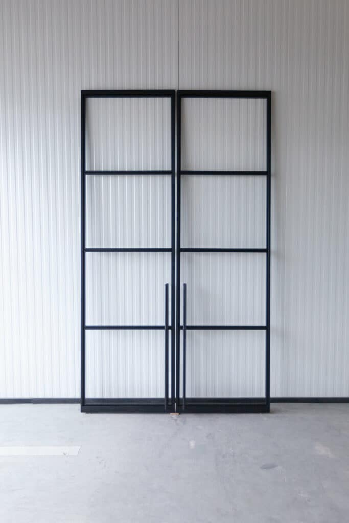 Stahl Meister Stahlmeister Stahl Loft Tuer Pivot Schwingtuer Windfang Glastrennwand Designtuer Bauhaustuer Loft Industrial Style Doppeltuer Img 2961