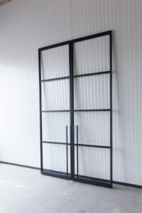 Stahl Meister Stahlmeister Stahl Loft Tuer Pivot Schwingtuer Windfang Glastrennwand Designtuer Bauhaustuer Loft Industrial Style Doppeltuer Img 2962