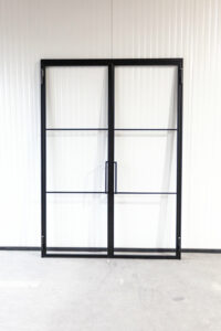 Stahl Meister Stahlmeister Stahl Loft Tuer Doppeltuer Windfang Trennwand Loftdoor Metalluer Glastuer Designtuer Stahlrahmen Img 2974
