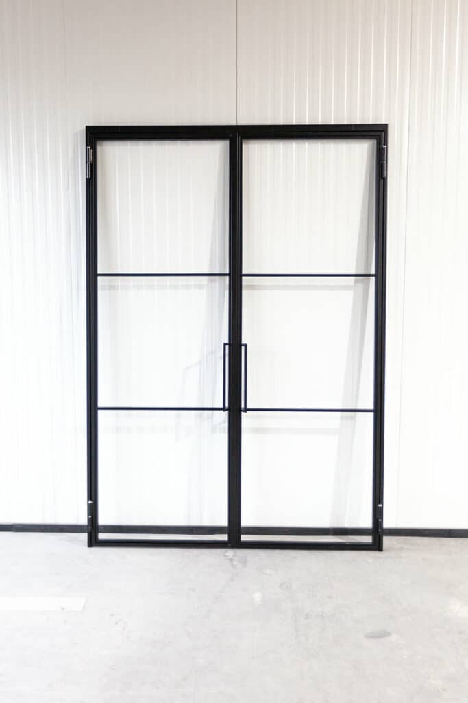 Stahl Meister Stahlmeister Stahl Loft Tuer Doppeltuer Windfang Trennwand Loftdoor Metalluer Glastuer Designtuer Stahlrahmen Img 2974