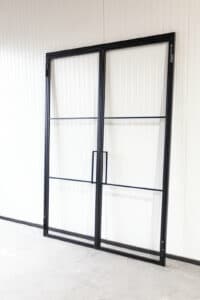 Stahl Meister Stahlmeister Stahl Loft Tuer Doppeltuer Windfang Trennwand Loftdoor Metalluer Glastuer Designtuer Stahlrahmen Img 2976