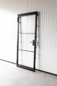 Stahl Meister Stahlmeister Stahl Loft Tuer Drehtuer Windfang Trennwand Magnet Seitenteil Stahlrahmen Glas Glastuer Schlosskasten Elektrisch Tueroeffner Img 2985