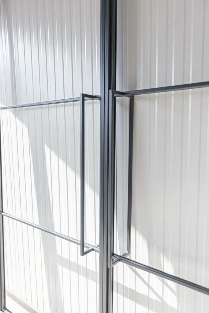 Lstahl Meister Stahlmeister Stahl Loft Tuer Schiebetuer Windfang Glastrennwand Designtuer Bauhaustuer Loft Industrial Style Doppeltuer Feinstruktur Img 3126