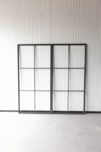 Stahl Meister Stahlmeister Loft Tuer Lofttuer Glastrennwand Schiebetuer Glastuer Windfang Raumtrenner Doppeltuer Stahlrahmen Loft Schwarzstahl Bauhaus Tuer Loft Door Img 3172