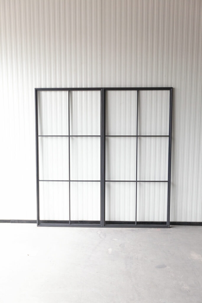Stahl Meister Stahlmeister Loft Tuer Lofttuer Glastrennwand Schiebetuer Glastuer Windfang Raumtrenner Doppeltuer Stahlrahmen Loft Schwarzstahl Bauhaus Tuer Loft Door Img 3172