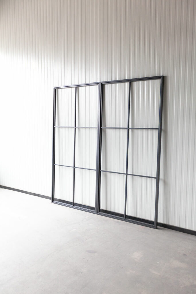 Stahl Meister Stahlmeister Loft Tuer Lofttuer Glastrennwand Schiebetuer Glastuer Windfang Raumtrenner Doppeltuer Stahlrahmen Loft Schwarzstahl Bauhaus Tuer Loft Door Img 3174