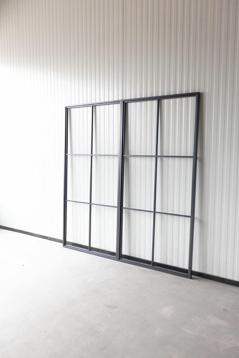 Stahl Meister Stahlmeister Loft Tuer Lofttuer Glastrennwand Schiebetuer Glastuer Windfang Raumtrenner Doppeltuer Stahlrahmen Loft Schwarzstahl Bauhaus Tuer Loft Door Img 3174