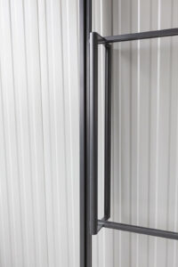 Stahl Meister Stahlmeister Loft Tuer Lofttuer Glastrennwand Schiebetuer Glastuer Windfang Raumtrenner Doppeltuer Stahlrahmen Loft Schwarzstahl Bauhaus Tuer Loft Door Img 3184