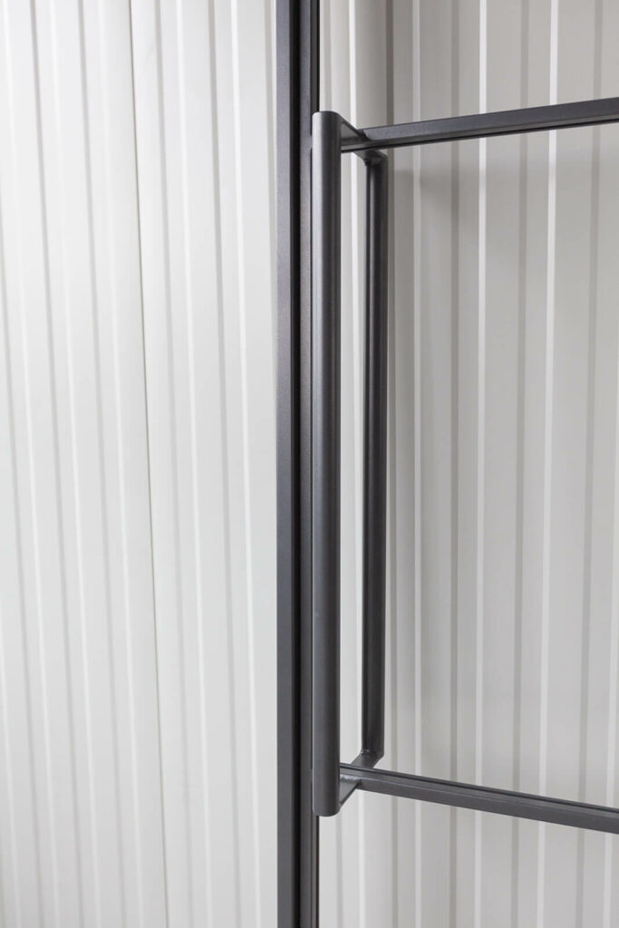 Stahl Meister Stahlmeister Loft Tuer Lofttuer Glastrennwand Schiebetuer Glastuer Windfang Raumtrenner Doppeltuer Stahlrahmen Loft Schwarzstahl Bauhaus Tuer Loft Door Img 3184