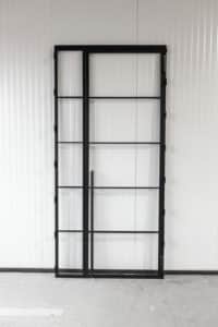 Stahl Meister Stahlmeister Loft Tuer Windfang Drehtuer Lofttuer Glas Metall Schwarz Design Glastrennwand Seitenteil Img 3014