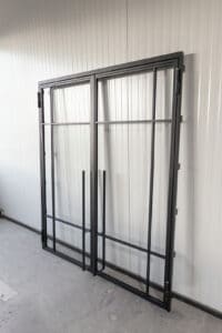 Stahl Meister Stahlmeister Stahl Loft Tuer Doppeltuer Windfang Trennwand Loftdoor Metalluer Glastuer Designtuer Stahlrahmen Img 3079