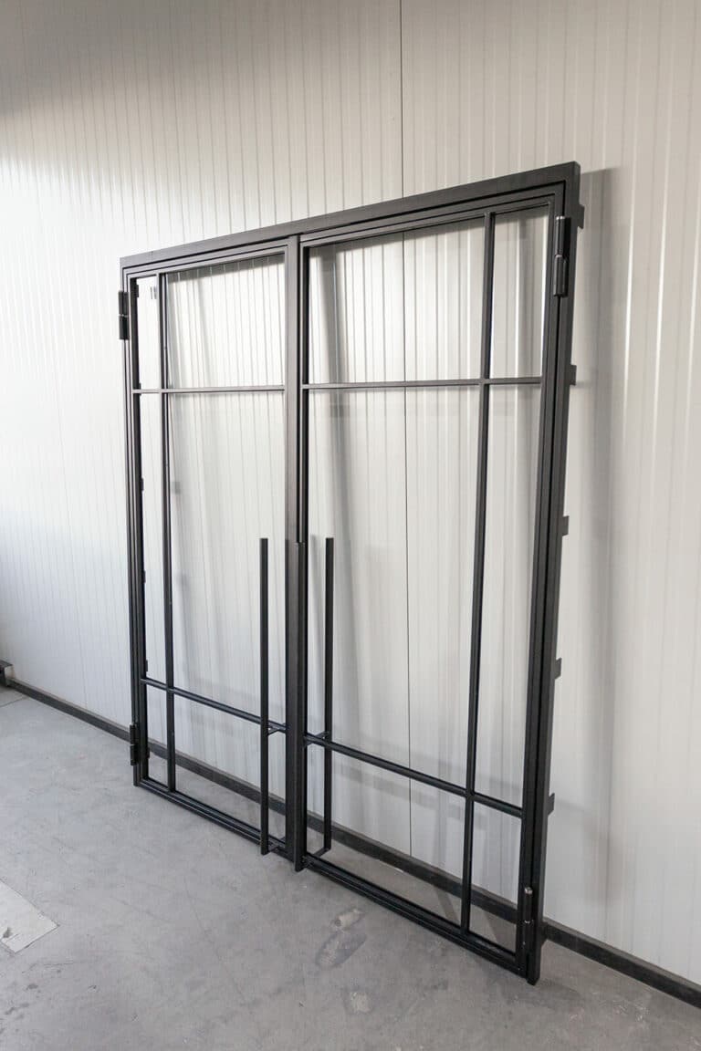 Stahl Meister Stahlmeister Stahl Loft Tuer Doppeltuer Windfang Trennwand Loftdoor Metalluer Glastuer Designtuer Stahlrahmen Img 3079