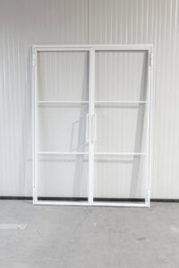 Stahl Meister Stahlmeister Stahl Loft Tuer Drehtuer Doppeltuer Lofttuer Stahltuer Glastuer Windfang Designtuer Bauhausdesign Bauhaustuer Industrial Style Weiss Img 2998