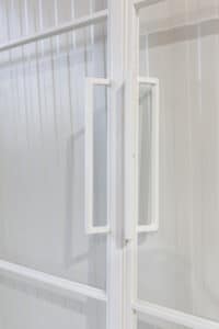 Stahl Meister Stahlmeister Stahl Loft Tuer Drehtuer Doppeltuer Lofttuer Stahltuer Glastuer Windfang Designtuer Bauhausdesign Bauhaustuer Industrial Style Weiss Img 3001