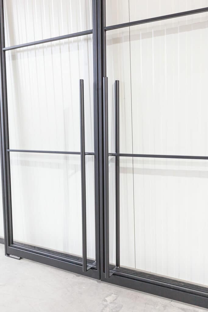 Stahl Meister Stahlmeister Stahl Loft Tuer Pivot Schwingtuer Windfang Glastrennwand Designtuer Bauhaustuer Loft Industrial Style Doppeltuer Feinstruktur Img 3088