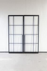 Stahl Meister Stahlmeister Stahl Loft Tuer Pivot Schwingtuer Windfang Glastrennwand Designtuer Bauhaustuer Loft Industrial Style Doppeltuer Img 3011