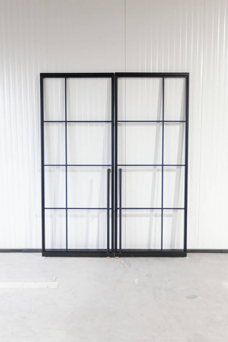 Stahl Meister Stahlmeister Stahl Loft Tuer Pivot Schwingtuer Windfang Glastrennwand Designtuer Bauhaustuer Loft Industrial Style Doppeltuer Img 3011