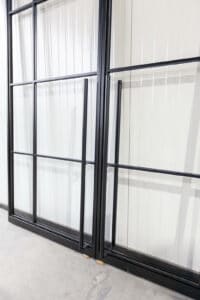 Stahl Meister Stahlmeister Stahl Loft Tuer Pivot Schwingtuer Windfang Glastrennwand Designtuer Bauhaustuer Loft Industrial Style Doppeltuer Img 3013