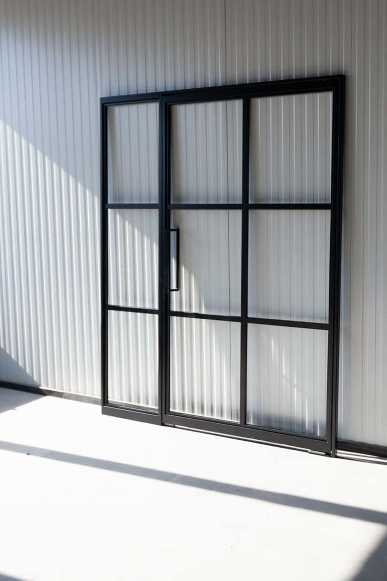 Stahl Meister Stahlmeister Stahl Loft Tuer Pivot Schwingtuer Windfang Glastrennwand Designtuer Bauhaustuer Loft Industrial Style Img 3129