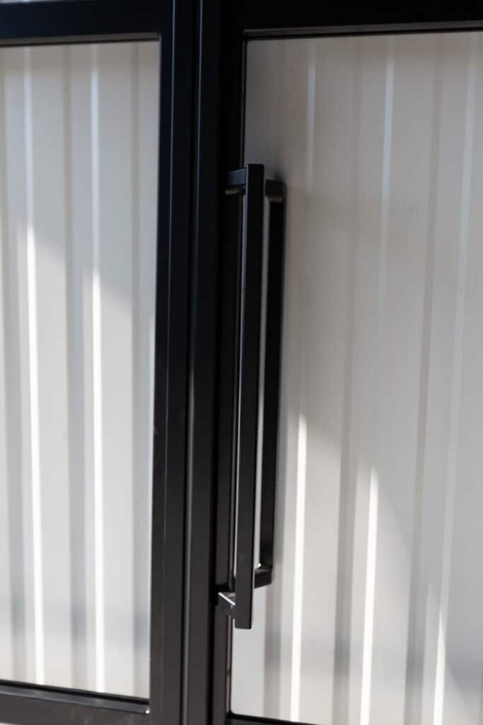 Stahl Meister Stahlmeister Stahl Loft Tuer Pivot Schwingtuer Windfang Glastrennwand Designtuer Bauhaustuer Loft Industrial Style Img 3131