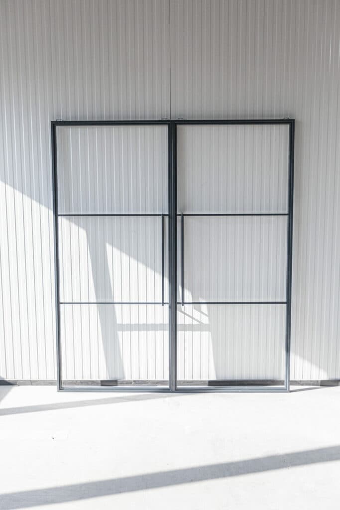 Stahl Meister Stahlmeister Stahl Loft Tuer Schiebetuer Windfang Glastrennwand Designtuer Bauhaustuer Loft Industrial Style Doppeltuer Feinstruktur Img 3124