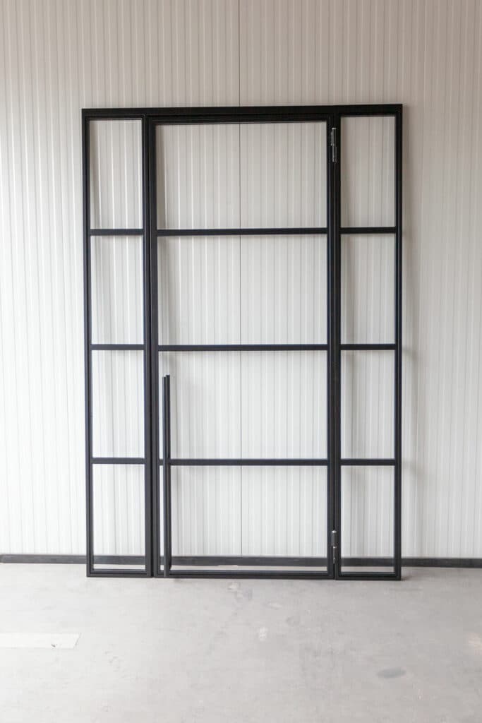 Stahl Meister Stahlmeister Stahl Loft Tuer Stahlrahmen Metall Glas Glastrennwand Windfang Loft Designtuer Bauhaus Schwarz Loftdoor Img 2995
